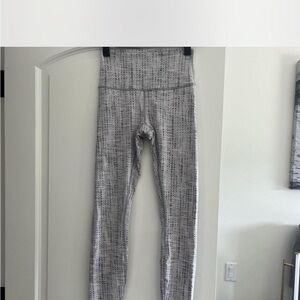 lululemon athletica Gray Patterned Leggings